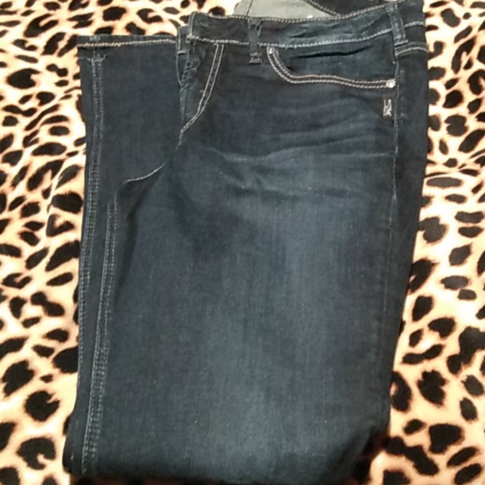 Straight leg jeans